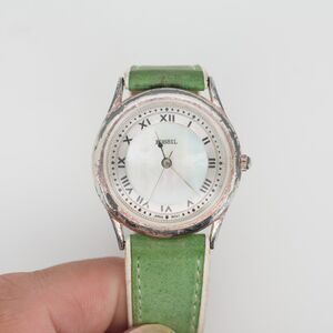 Fossil Vintage Mother-of-Pearl Dial – 34mm – Patina Case – Cleaned & Working